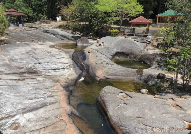 Seven Wells Waterfall Up Langkawi Malaysia