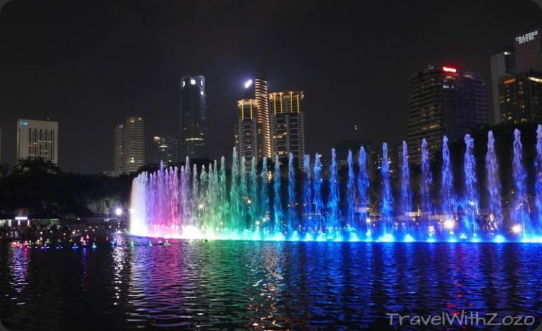 Petronas Towers Fountains Kuala Lumpur Malaysia