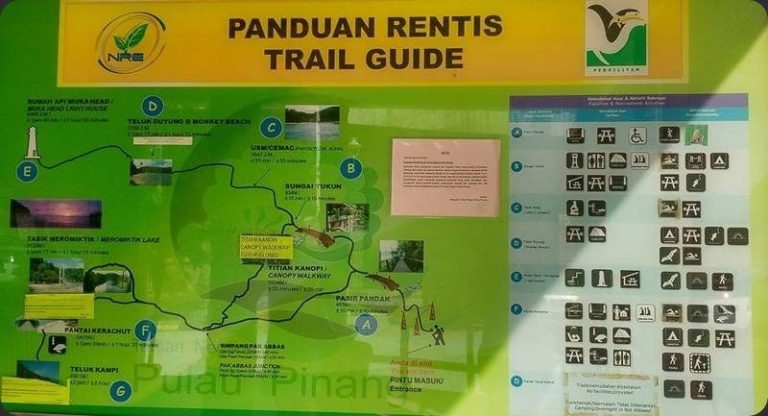 National Park Penang Map Malaysia