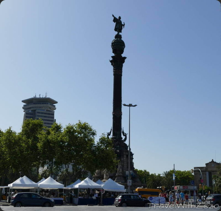 Columbus Monument Barcelona Spain